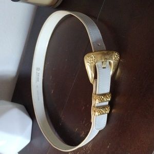 Vintage Escada Leather Belt Size 42